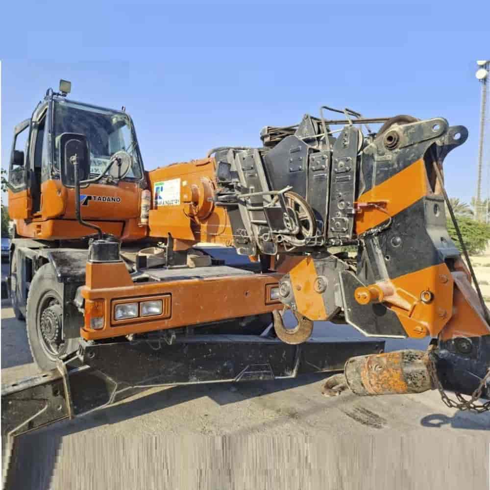 Tadano 16 tonluk vincin tahta ve kumaş monitörünün onarımı ve kurulumu