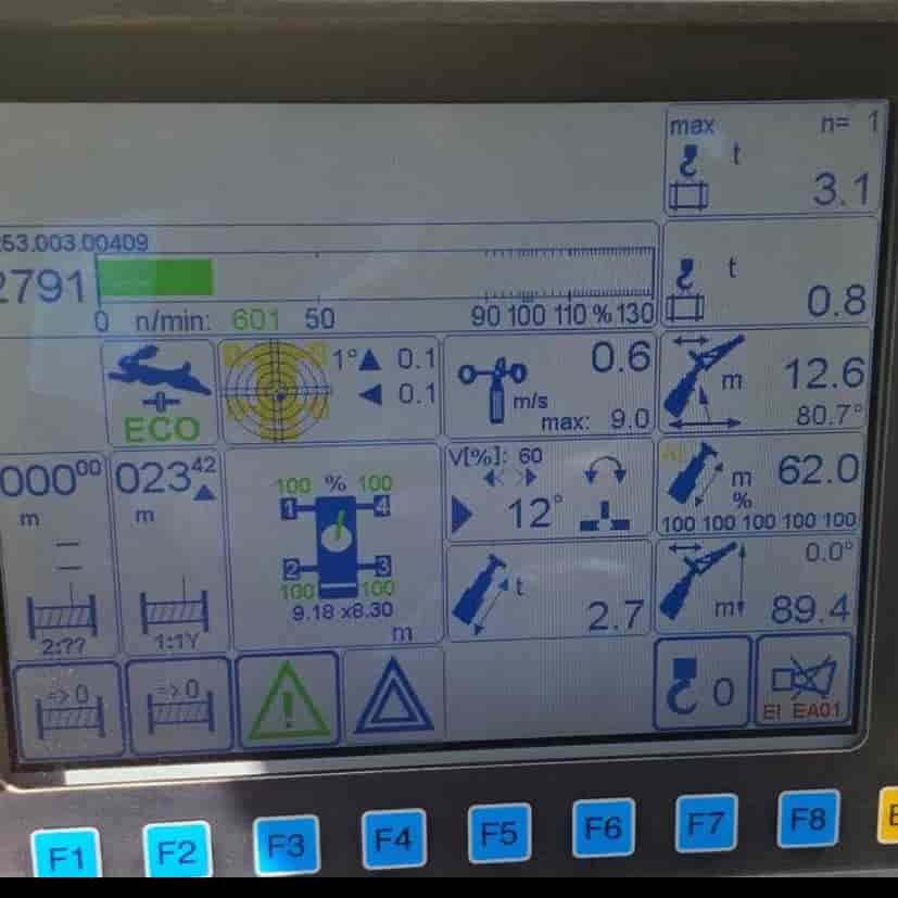 160 tonluk Liebherr vincinin kontrol panosunun onarılması