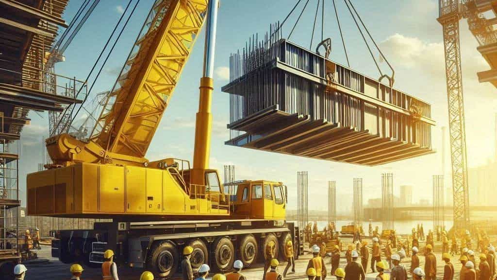 انواع جرثقیل‌های بوم خشک جرثقیل توسن در تهران