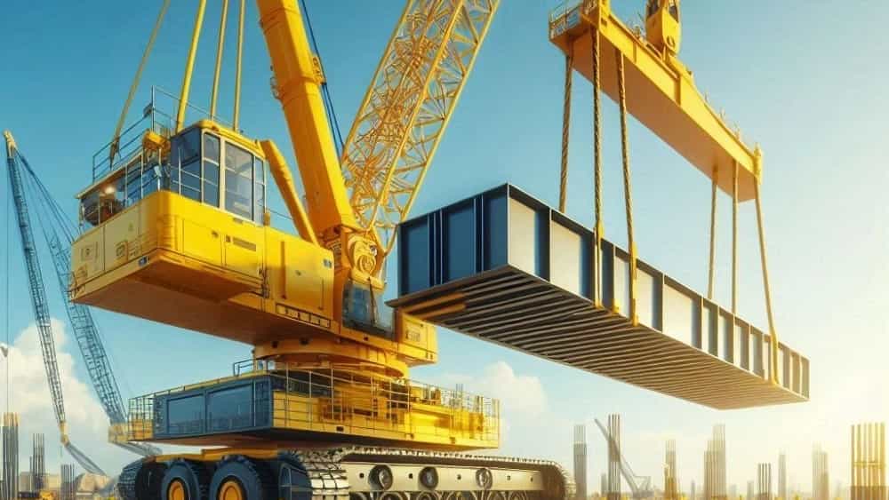 جرثقیل‌های سکو و فرا ساحلی در جرثقیل توسن در تهران
